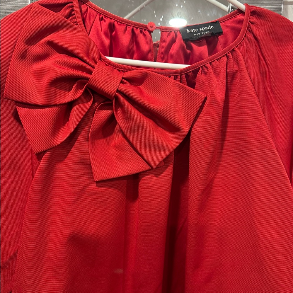Kate Spade Vibrant Red Top